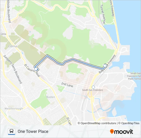 OTP SHUTTLE Bus Line Map