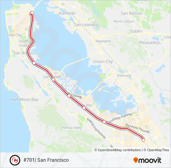 BULLET Train Line Map