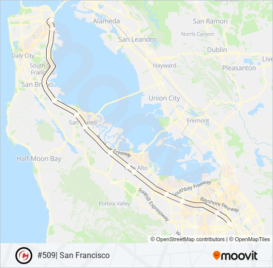 LTD 5 train Line Map