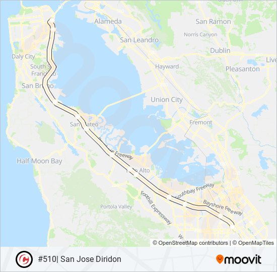 LTD 5 train Line Map