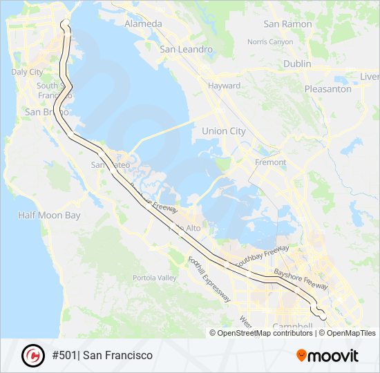 LTD 5 train Line Map