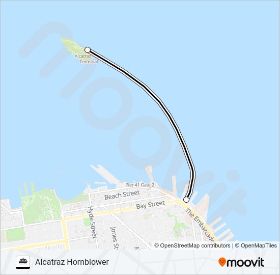 DAY TOUR FERRY  Line Map
