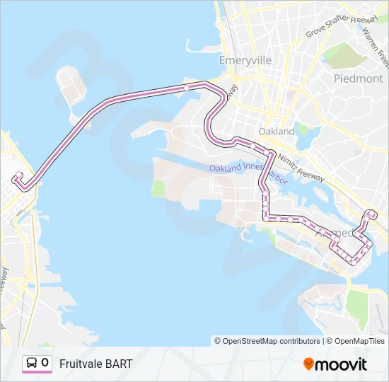 O Bus Line Map