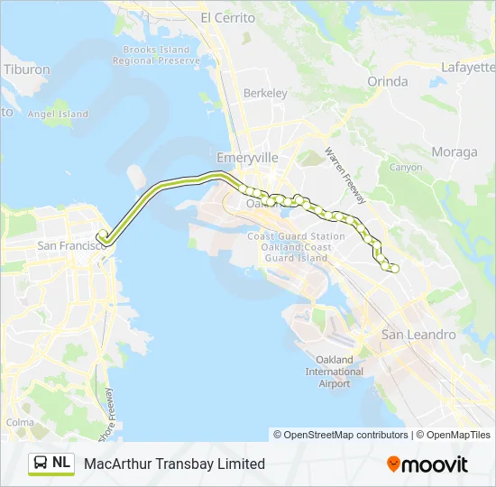 NL Bus Line Map