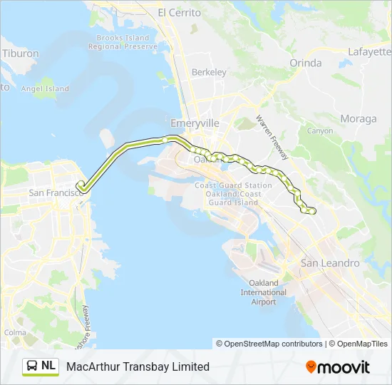 NL Bus Line Map