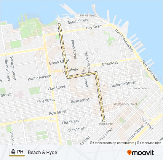 PH cable car Line Map