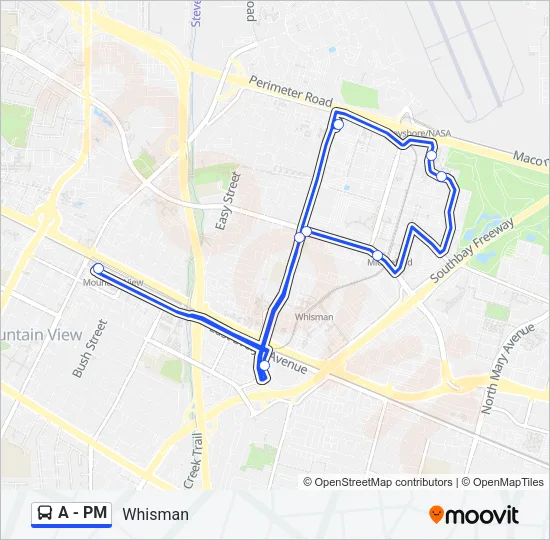 A - PM Bus Line Map