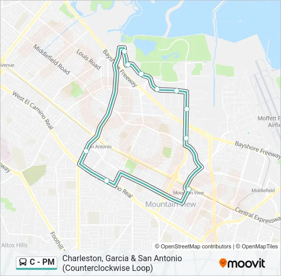 C - PM Bus Line Map