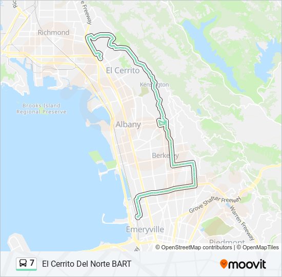 7 bus Line Map