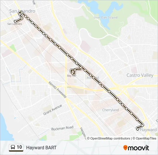 10 Bus Line Map