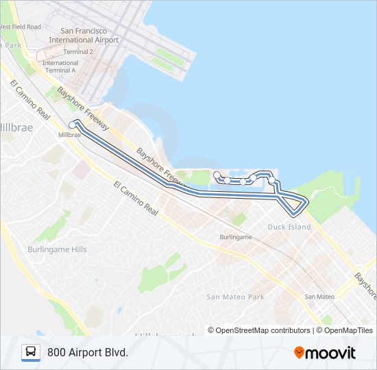BPT SHUTTLE Bus Line Map