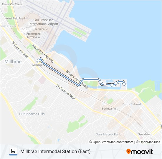 BPT SHUTTLE Bus Line Map