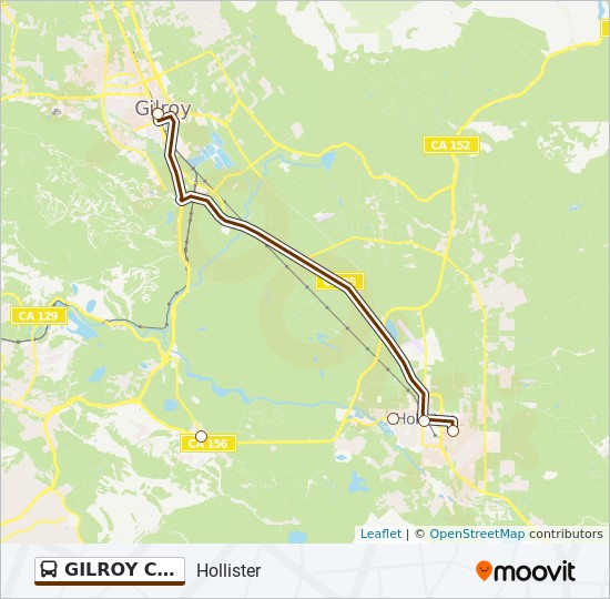 gilroy to hollister