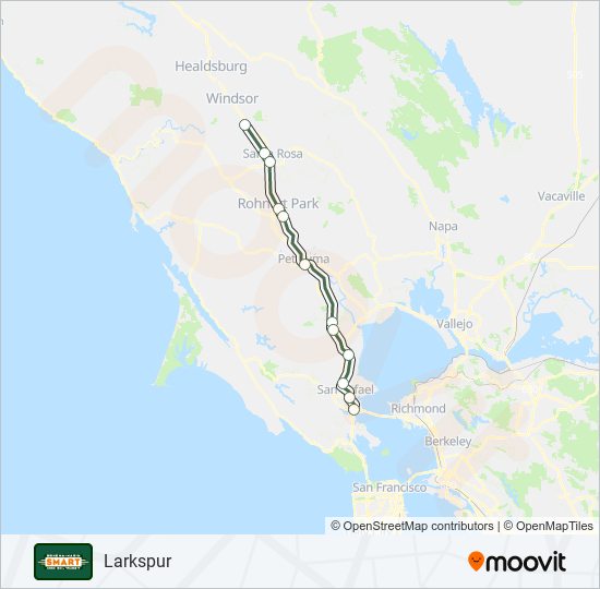 smart Route: Schedules, Stops & Maps - Larkspur (Updated)