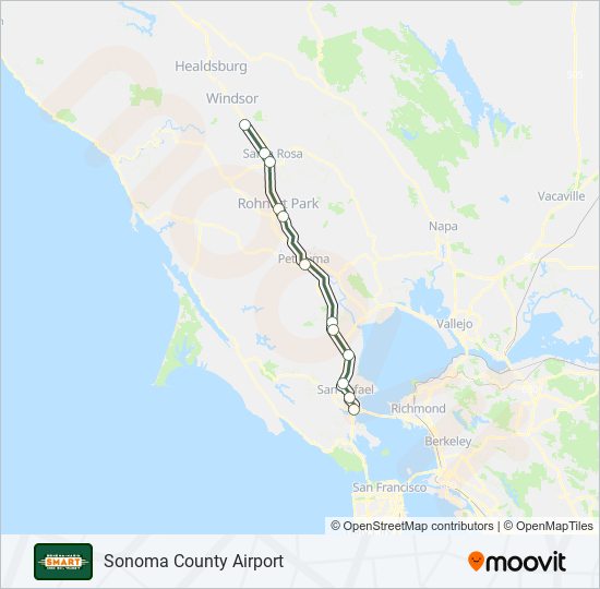 SMART train Line Map