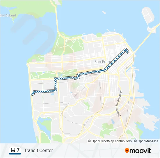 7 Bus Line Map