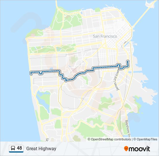 48 bus Line Map