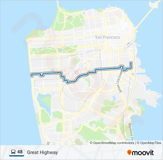 48 Bus Line Map