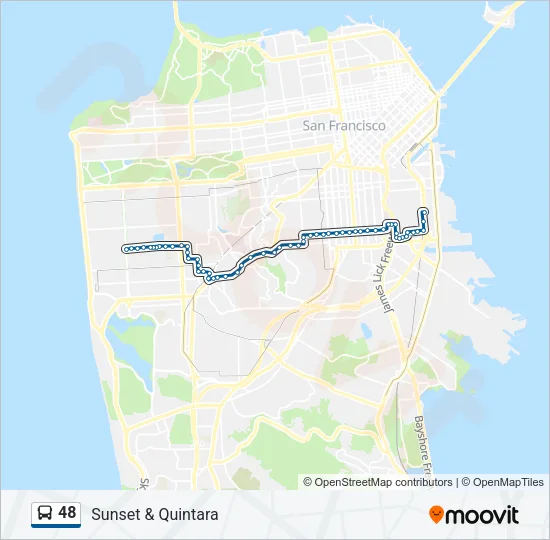 48 Bus Line Map