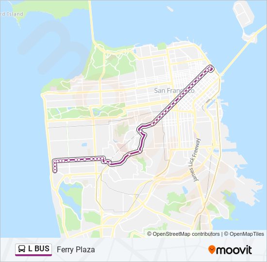 L BUS bus Line Map