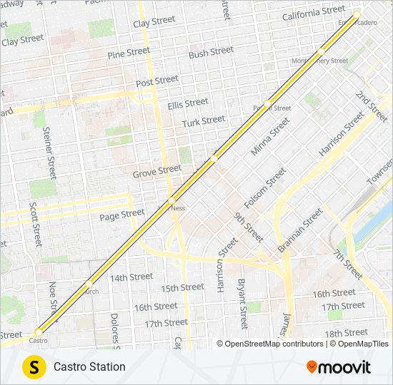 S light rail Line Map