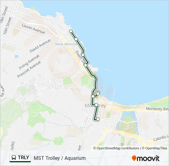 TRLY Bus Line Map