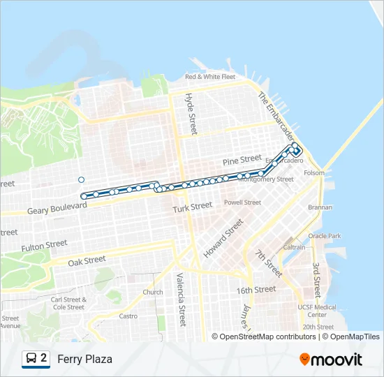 2 Bus Line Map