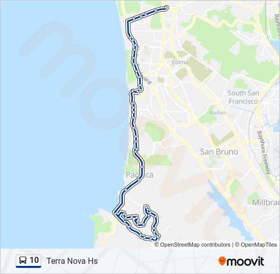 10 Bus Line Map