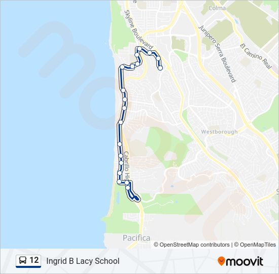 12 bus Line Map