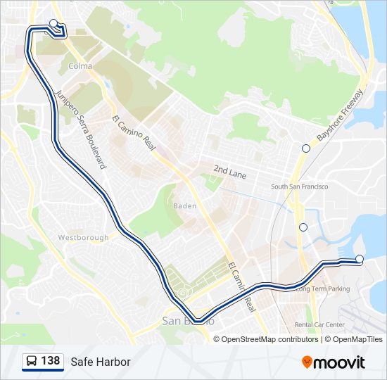 138 Bus Line Map