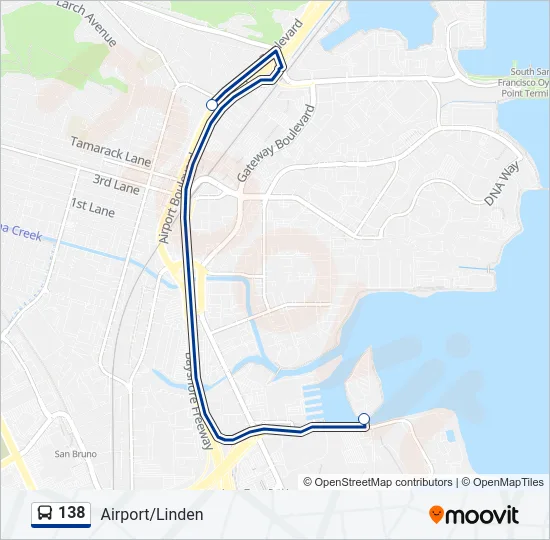 138 Bus Line Map