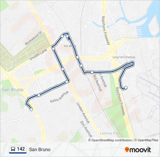 142 Bus Line Map