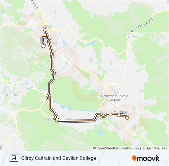 INTERCOUNTY Bus Line Map