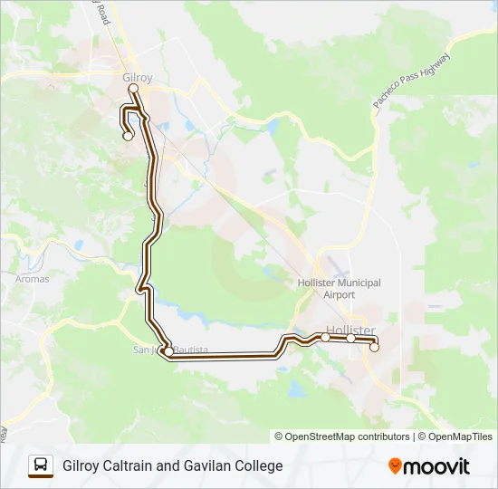INTERCOUNTY Bus Line Map