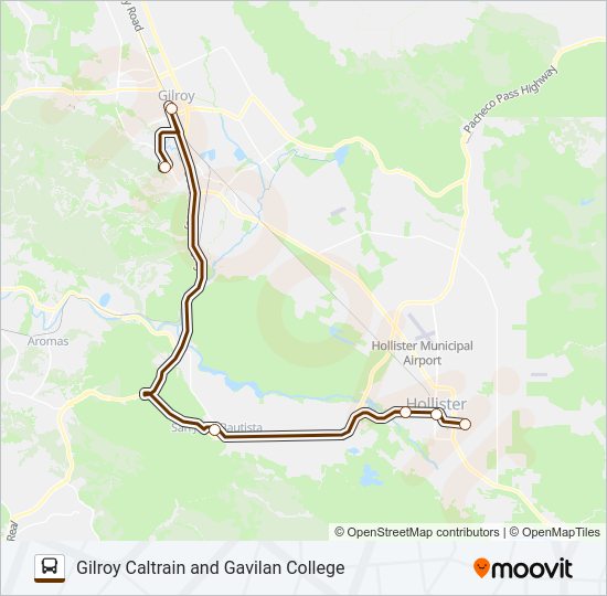 INTERCOUNTY Bus Line Map