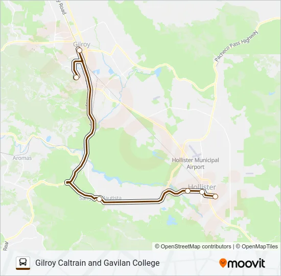 INTERCOUNTY Bus Line Map