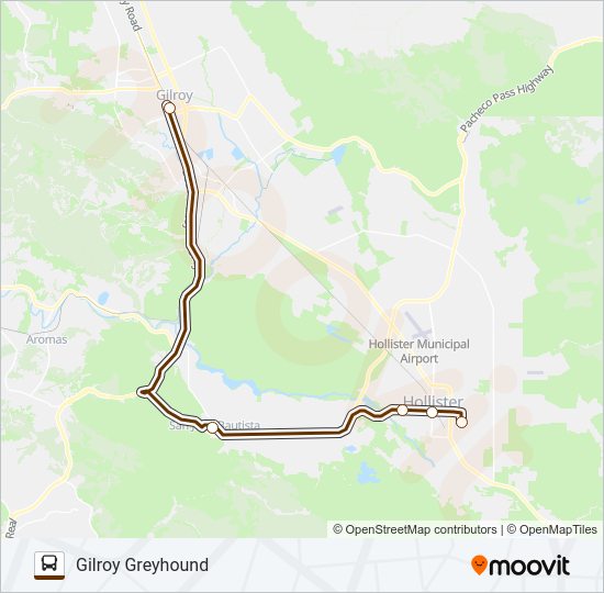 INTERCOUNTY Bus Line Map