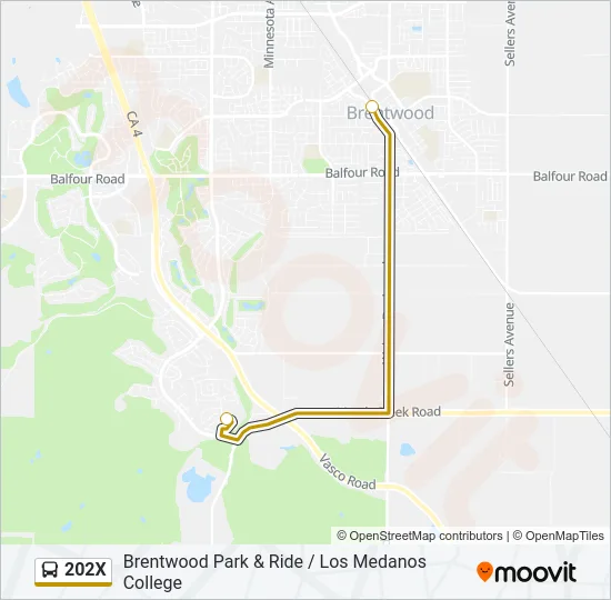 202X Bus Line Map