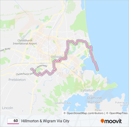 公交60路的线路图