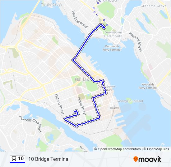 10 bus Line Map