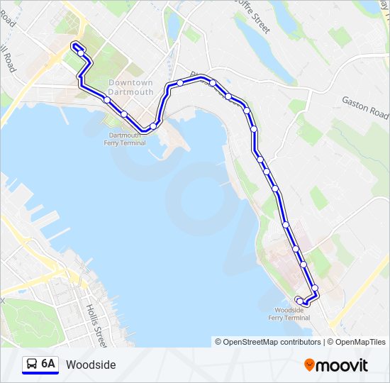 6A bus Line Map