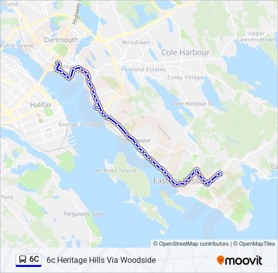 6C bus Line Map