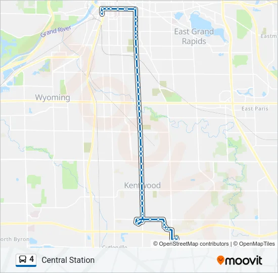 4 Bus Line Map