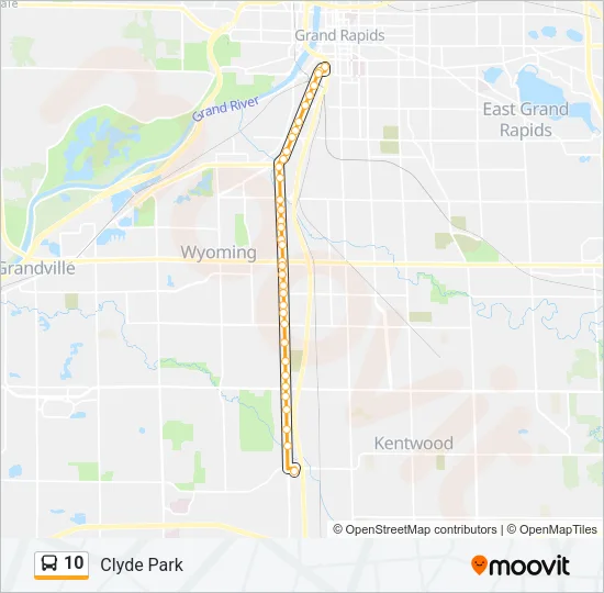 10 Bus Line Map