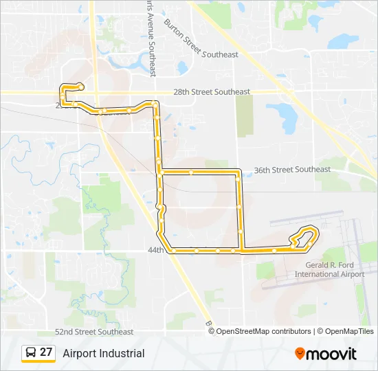 27 Bus Line Map