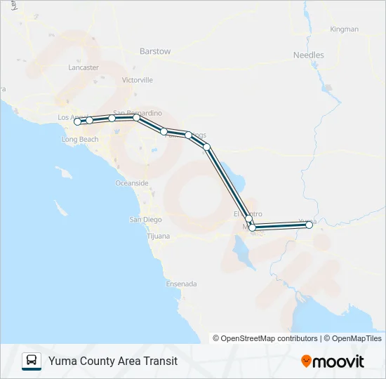 GREYHOUND US0850 Bus Line Map