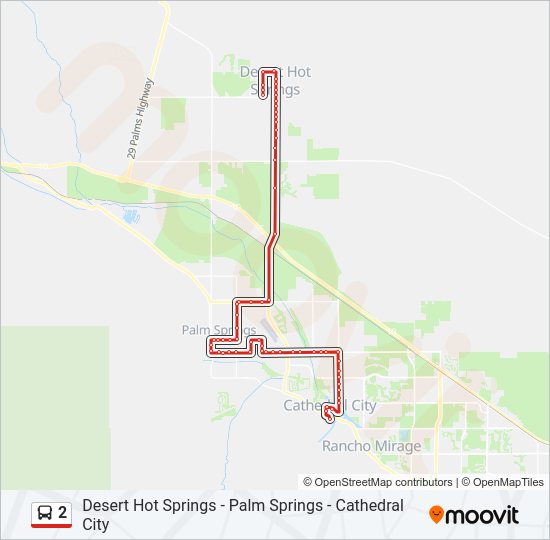 2 bus Line Map