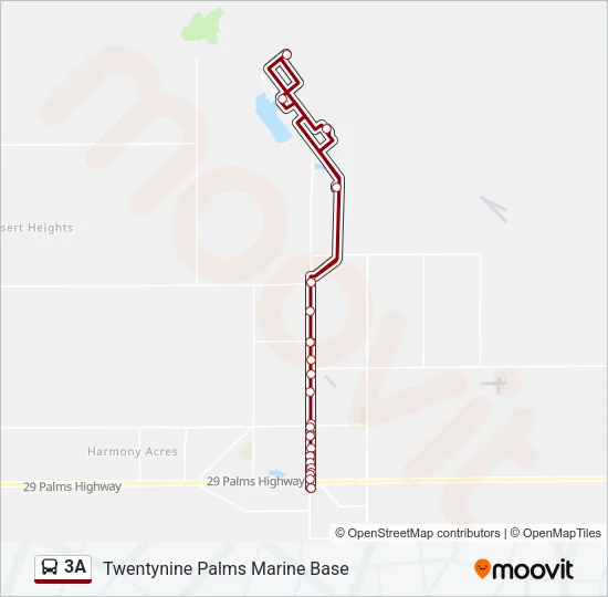 3A Bus Line Map