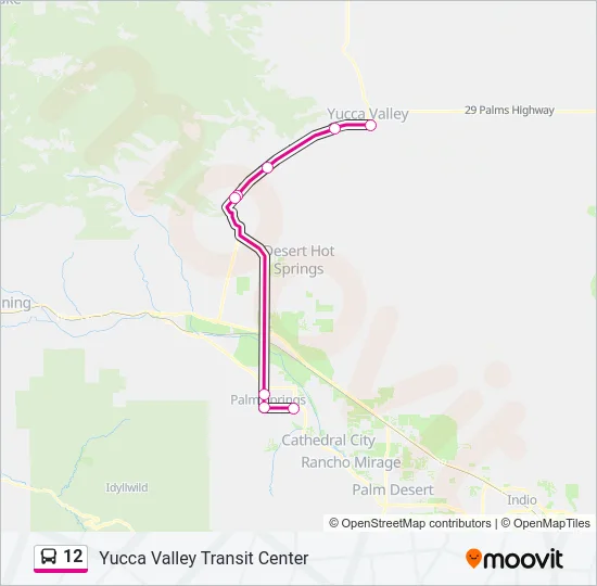 12 Bus Line Map
