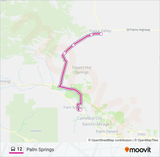 12 Bus Line Map